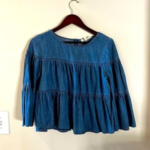 Madewell chambray top